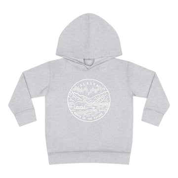 Alaska Toddler Hoodie - State Design Unisex Alaska Toddler Sweatshirt - 0