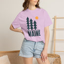 Maine T Shirt, Comfort Colors Cotton 100% Cotton Trees Tee-20