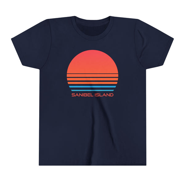 Sanibel Island, Florida Youth Shirt - Retro 80s Sanibel Island Kid's T-Shirt