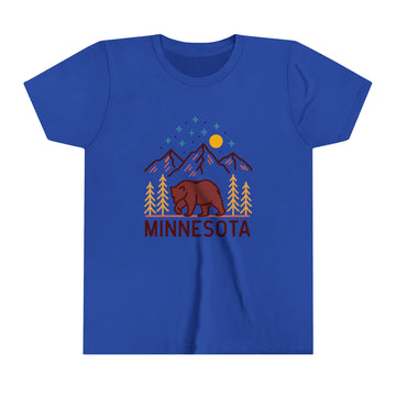 Buy true-royal Minnesota Youth T-Shirt - Unisex Kids Minnesota Shirt