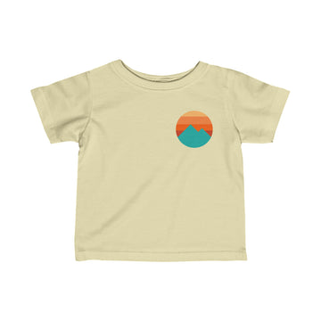 Buy natural Colorado Retro Mountain Baby Tee, Infant T-Shirt, Vintage Colorado Mountains Kids Top, Baby Shower Gift