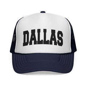 Buy dark-navy Dallas, Texas Collegiate Style Trucker Hat