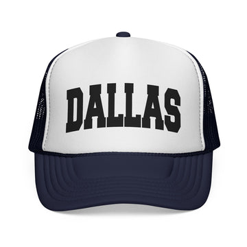 Buy dark-navy Dallas, Texas Collegiate Style Trucker Hat