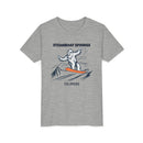 Steamboat Springs, Colorado Yeti Snowboard Youth Tee - Kids Skiing Shirt-3