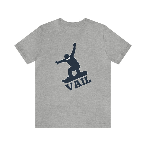 Vail, Colorado T-Shirt - Snowboard Unisex Vail Shirt
