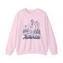 Telluride, Colorado Sweatshirt - Mountain Illustration Graphic Crewneck-5