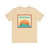Retro Montana T-Shirt, Mountain Sun Tee, Unisex Graphic Shirt, Vintage Montana Top, Outdoor Adventure Clothing