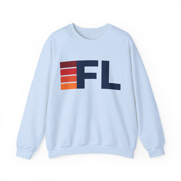Buy light-blue Florida Retro Sweatshirt | Retro Stripes Florida