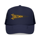 Baltimore, Maryland Pennant Trucker Hat — Retro Flag Foam Cap-1
