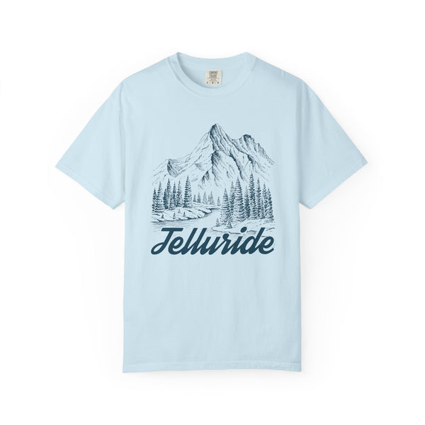 Telluride, Colorado Graphic Tee - Mountain Illustration Telluride T Shirt