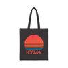 Iowa Cotton Canvas Iowa Tote Bag - Retro 80s