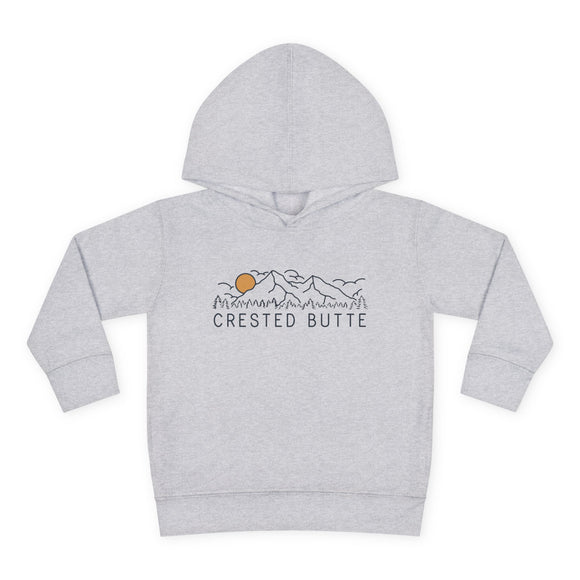 Crested Butte, Colorado Toddler Hoodie - Unisex Crested Butte Toddler Sweatshirt