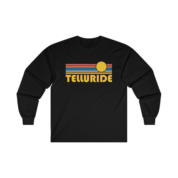 Telluride, Colorado Long Sleeve Shirt - Retro Unisex Shirt