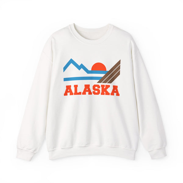 Alaska Sweatshirt - Mountain Alaska Crewneck Sweatshirt