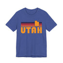 Utah T-Shirt Retro - Adult Unisex Utah T Shirt-20