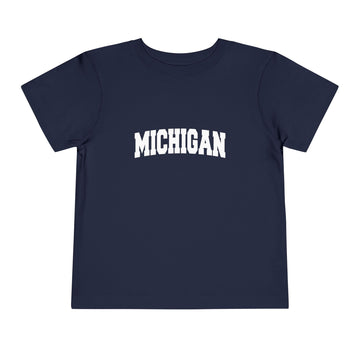 Michigan Toddler Graphic Tee - Kids Michigan Vacation T-Shirt - 0