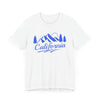 California T-Shirt - Retro Mountain Unisex California Shirt