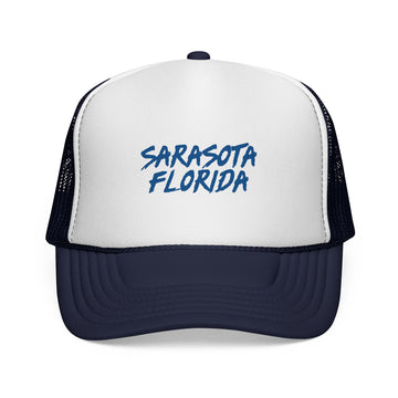 Buy dark-navy Sarasota Trucker Cap | Florida Hat