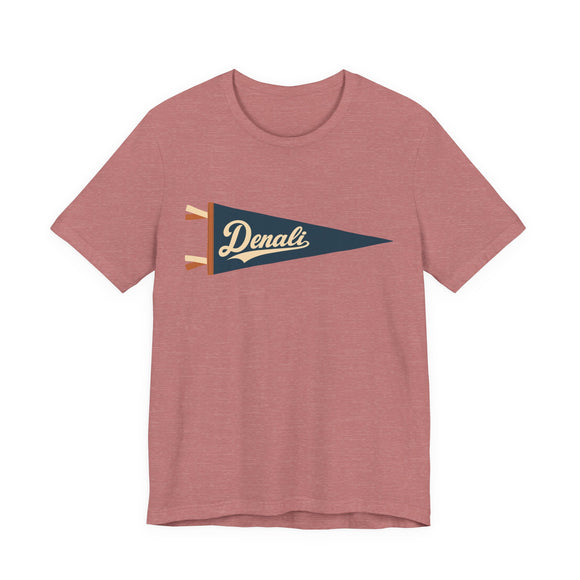 Denali National Park Pennant T-Shirt — Vintage Camp Flag Tee