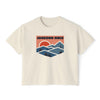 Women's Jackson Hole, Wyoming Boxy Graphic Tee - Slightly Cropped