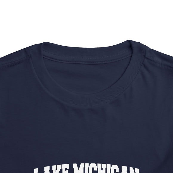 Lake Michigan Toddler Graphic Tee - Kids Lake Michigan Vacation T-Shirt