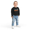 Wyoming Toddler Sweatshirt - Retro Mountain Wyoming Toddler Crewneck Sweatshirt