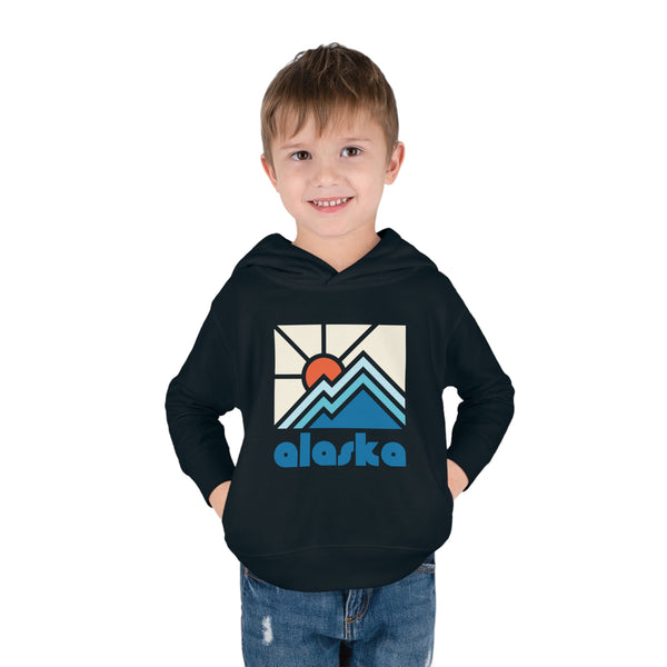 Alaska Toddler Hoodie - Minimal Style Unisex Alaska Toddler Sweatshirt