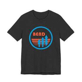 Buy dark-grey-heather Bend Oregon T-Shirt Retro Forest
