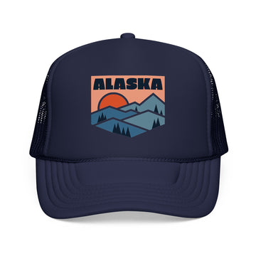 Alaska Trucker Hat - Alaska Mountain Cap