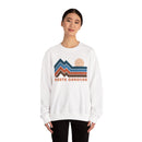 North Carolina Sweatshirt Retro Mountains, North Carolina Unisex Graphic Crewneck-9