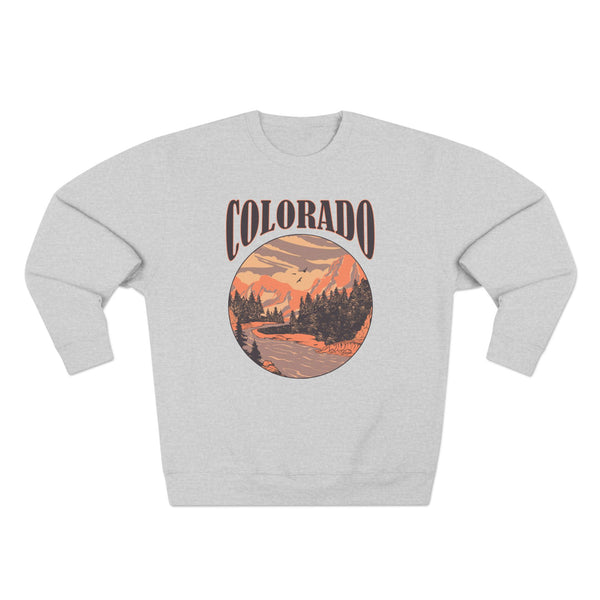 Premium Colorado Sweatshirt - Unisex Mountain Sweatshirt