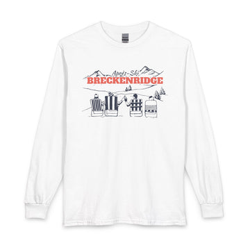 Breckenridge, Colorado Après-ski Long Sleeve Shirt - Mountain Retro Skiing - 0