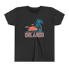 Orlando, Florida Youth Shirt - Retro Palm Tree Orlando Kid's T-Shirt