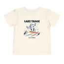 Lake Tahoe, California Yeti Snowboard Toddler Tee-1