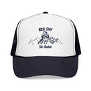 Big Sky, Montana Ski Babe Trucker Hat — Foam Mesh Cap-4
