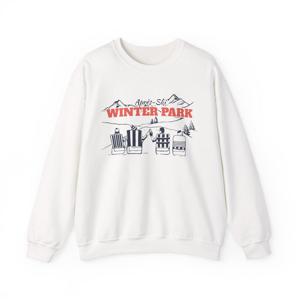 Winter Park, Colorado Sweatshirt Après-Ski Crewneck - Mountain Ski Lodge Design