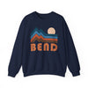Bend, Oregon Sweatshirt Retro Mountains, Bend Unisex Graphic Crewneck