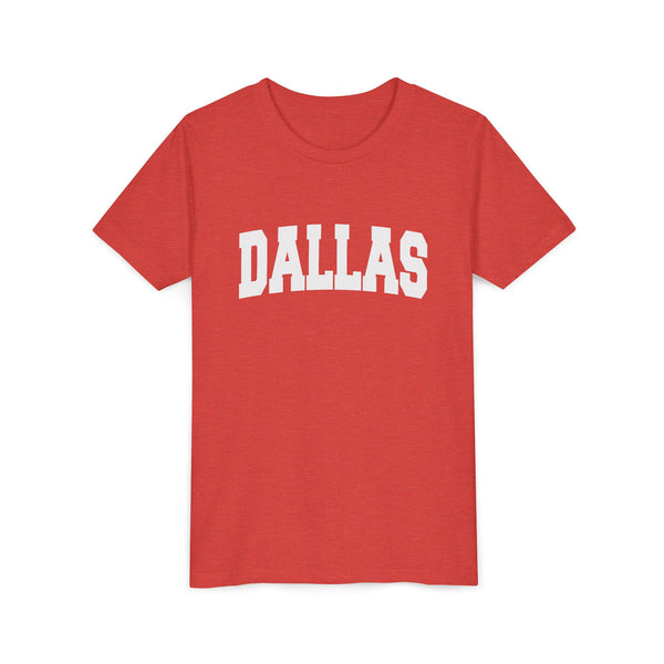 Dallas, Texas Youth Graphic Tee - Kids Dallas T Shirt