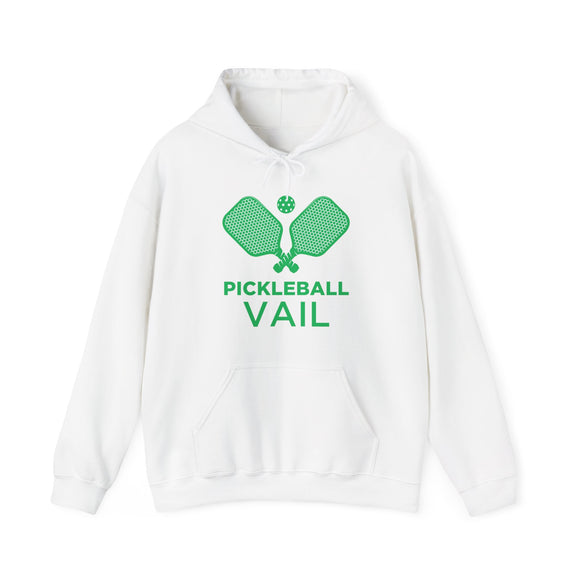 Pickleball Vail, Colorado Hoodie Sweatshirt - Unisex Heavy Blend Hoodie, Gift for Pickleball Players