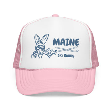 Maine Ski Bunny Trucker Hat