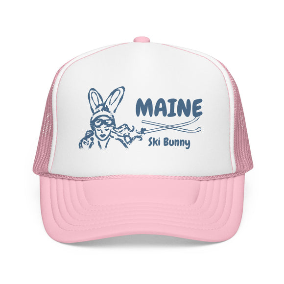 Maine Ski Bunny Trucker Hat