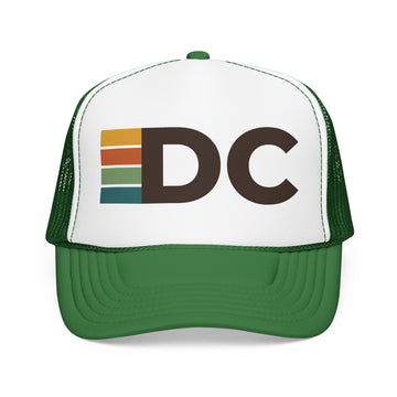 Buy kelly-white-kelly Washington, DC Trucker Hat - DC retro cap