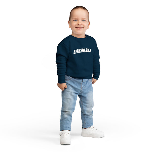 Jackson Hole, Wyoming Toddler Sweatshirt - Jackson Hole Toddler Crewneck Sweatshirt