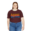 Aspen, Colorado Shirt - Mountain Sunset Unisex Aspen T-Shirt