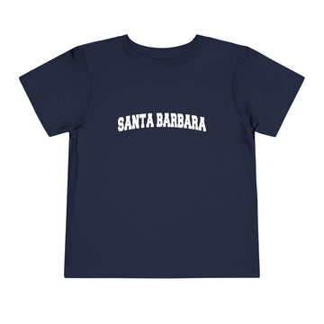 Buy navy Santa Barbara, California Toddler Graphic Tee - Kids Santa Barbara Vacation T-Shirt