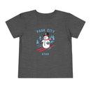 Park City, Utah Toddler Skiing Snowman Graphic Tee - Kids Park City T-Shirt-4