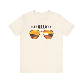 Minnesota T Shirt - Sunglasses Lake Graphic Minnesota Tee - 0