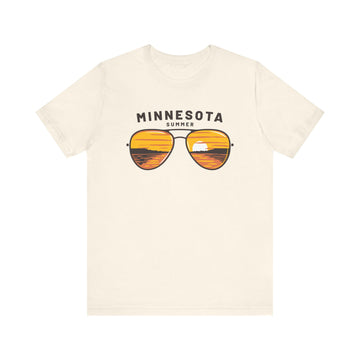 Minnesota T Shirt - Sunglasses Lake Graphic Minnesota Tee - 0