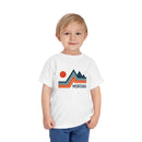 Montana Toddler T-Shirt - Retro Palm Tree Unisex Toddler Montana Shirt-10