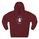 Premium Stowe, Vermont Skiing Snowman Hoodie-3